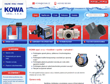 Tablet Screenshot of kowa.cz